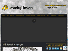 Tablet Screenshot of mbjewelrydesign.com